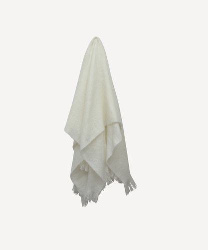Throw Tassel Off White