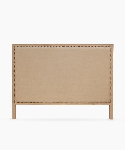 Studded Bed Head Natural Linen King