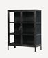 Monroe Short Glass Display Cabinet