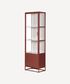 Cole Display Cabinet Single Rust