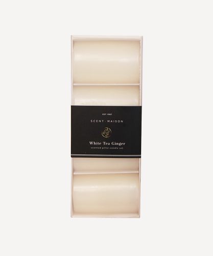 Maison Pillar Candle White Tea Ginger 2x3" (4PC)