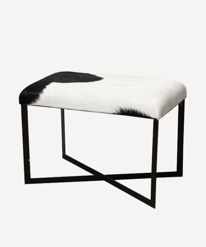 Anouk Black Goat Stool