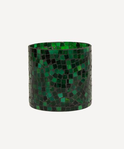 Mosaic Green Votive Large