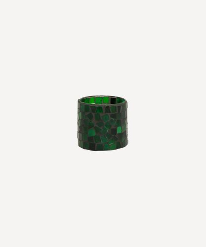 Mosaic Green Votive Small