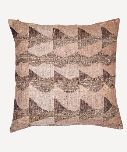 Waves Wool Silk Cushion Cover