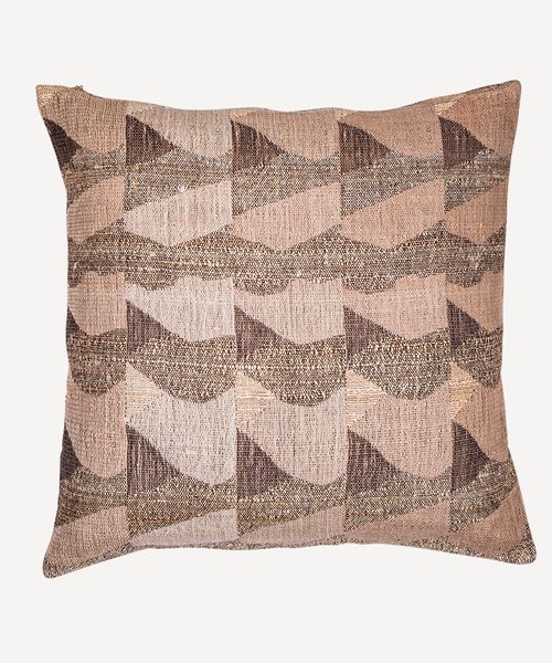 Waves Wool Silk Cushion Cover