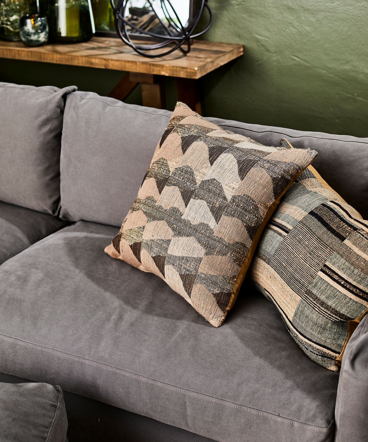 Waves Wool Silk Cushion Cover