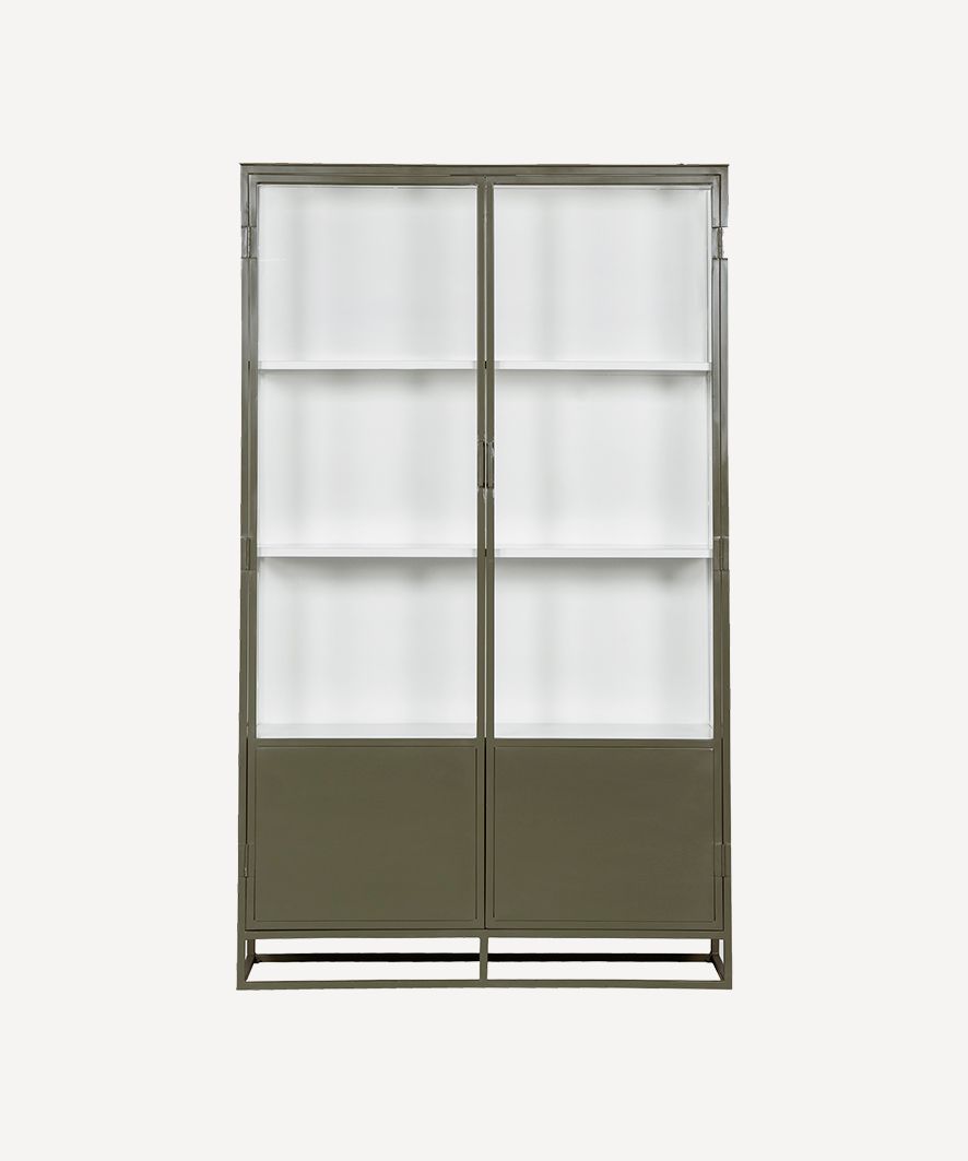 Cole Display Cabinet Double Olive