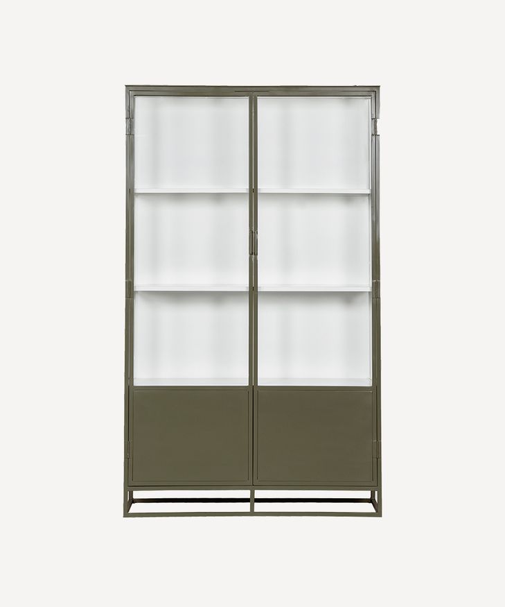 Cole Display Cabinet Double Olive