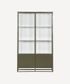 Cole Display Cabinet Double Olive