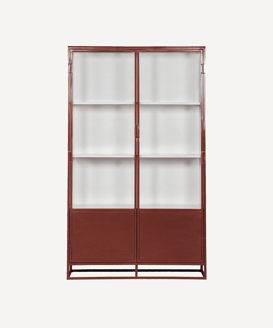 Cole Display Cabinet Double Rust