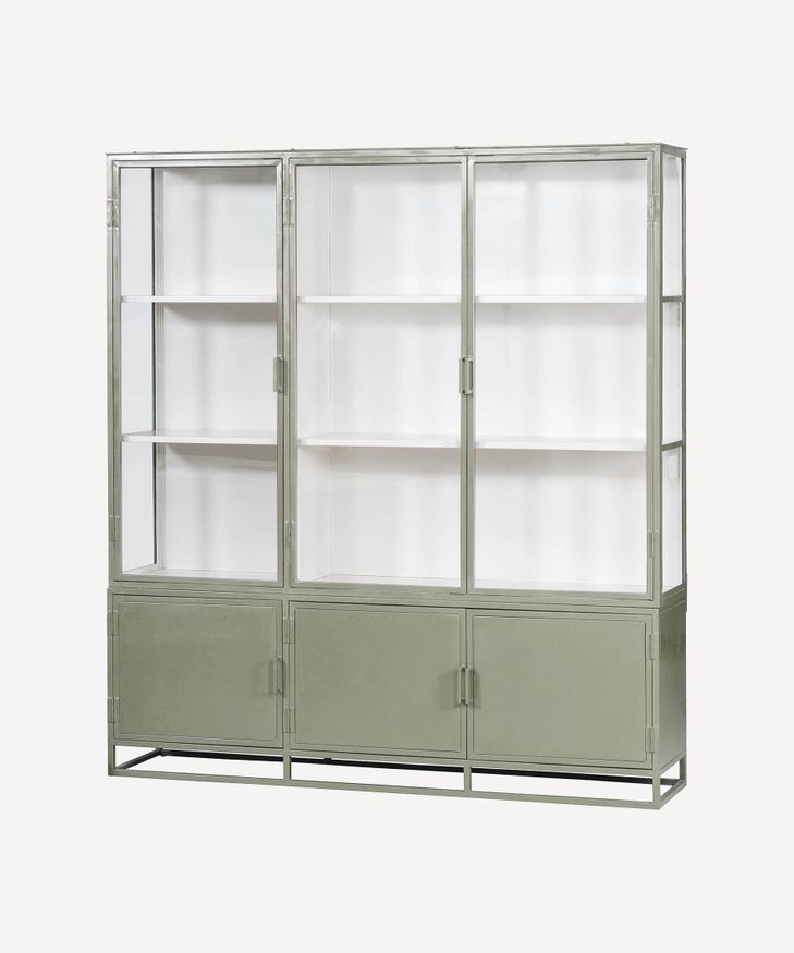 Cole Display Cabinet Triple Olive