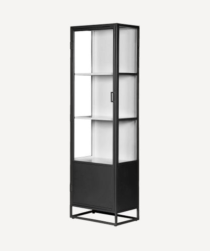 Cole Display Cabinet Single Black