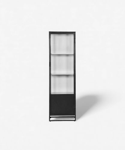 Cole Display Cabinet Single Black