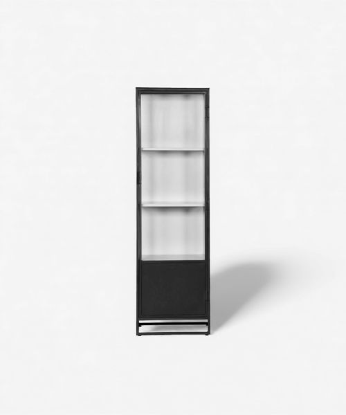Cole Display Cabinet Single Black