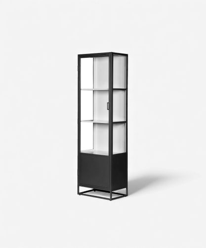 Cole Display Cabinet Single Black