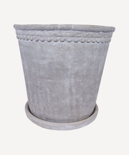 Scallop Planter New Large Grey