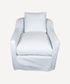 Dume Chair White Cotton Cover Only