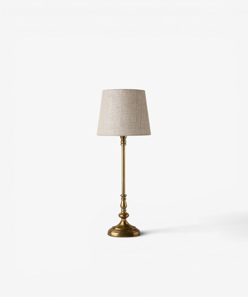 Antique Gold Oval Lamp Base