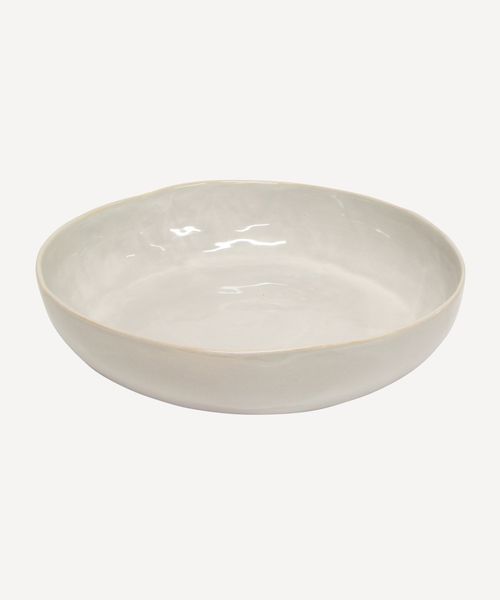 Franco White Large Serving Bowl