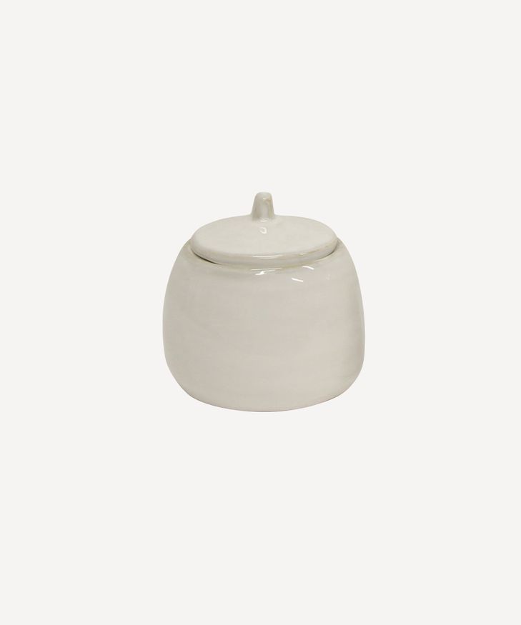 Franco Rustic White Sugar Pot