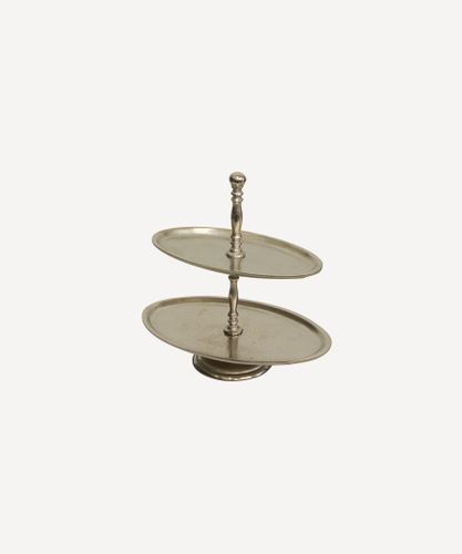 Oval 2 Tier Cake Stand