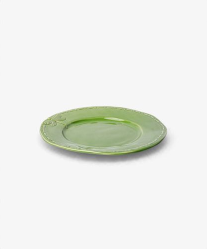 Dragonfly Stoneware Green Side Plate