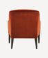 Lupita Rust Velvet Lounge Chair