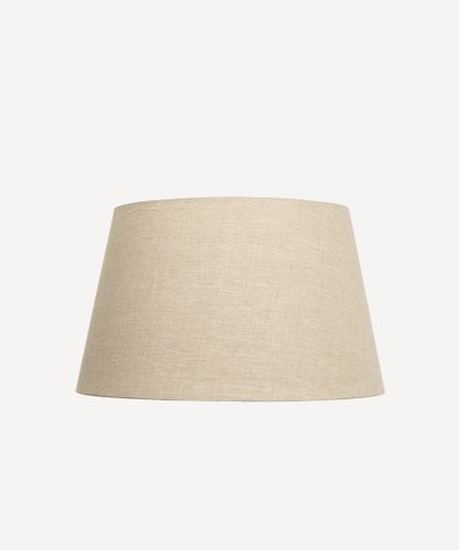 Tapered Drum Shade Linen Natural 40cm