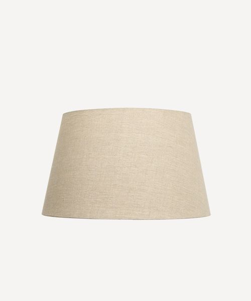 Tapered Drum Linen Shade Natural 40cm