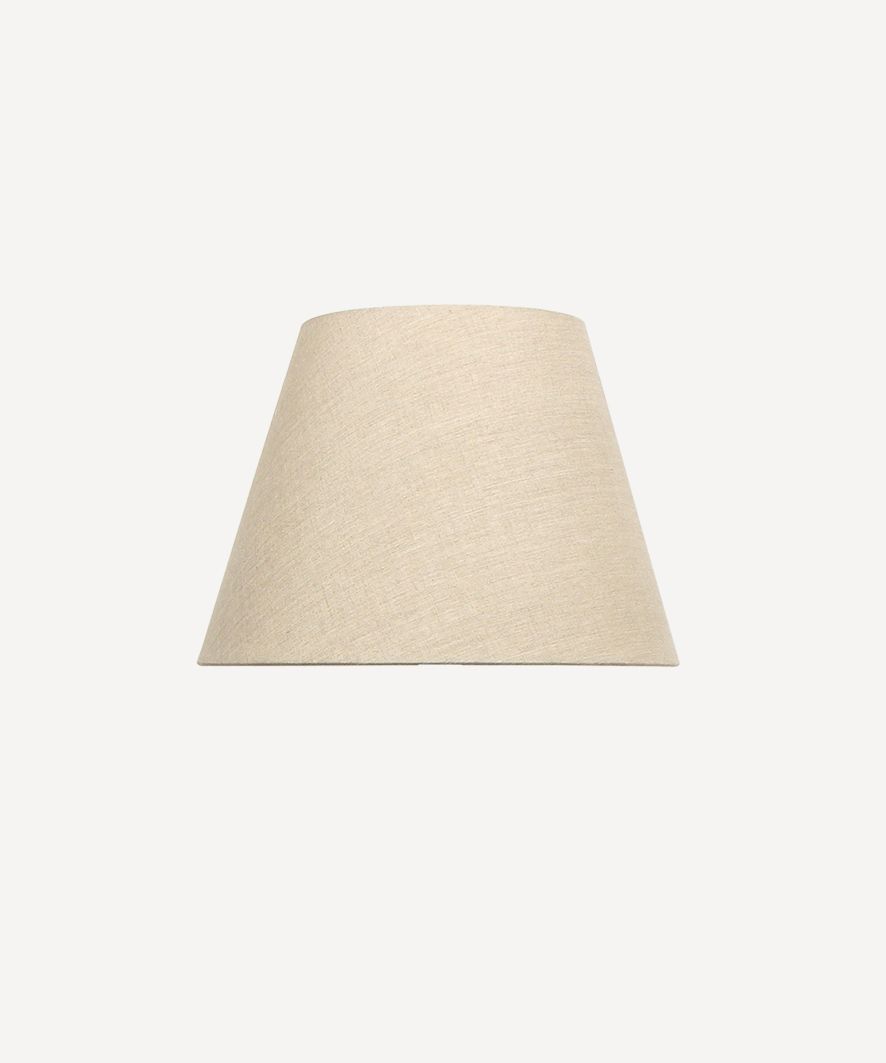 Tapered Shade Linen Natural 35cm