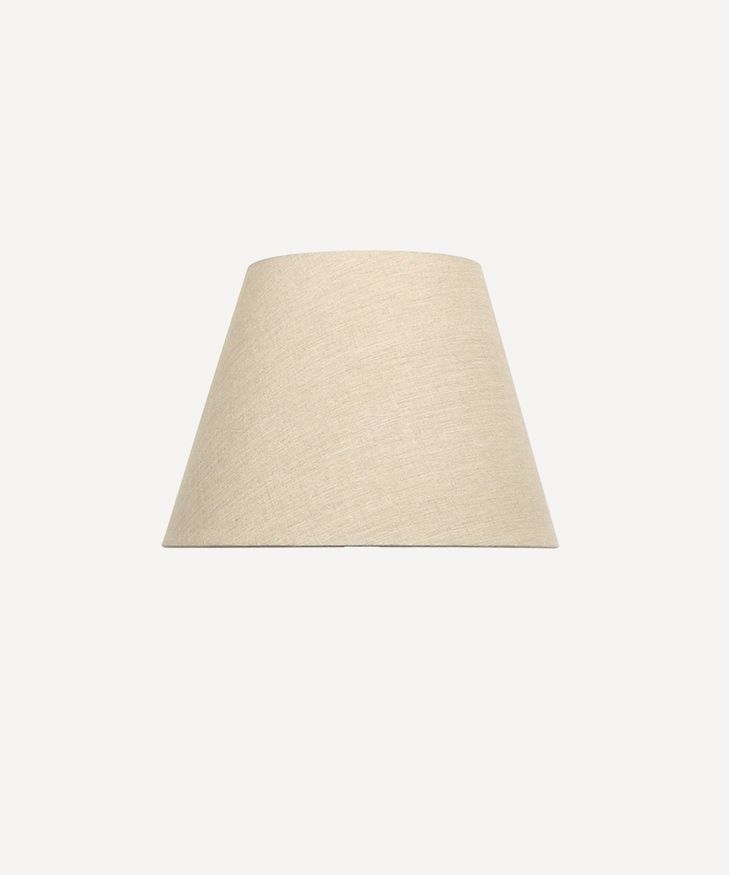 Tapered Shade Linen Natural 35cm