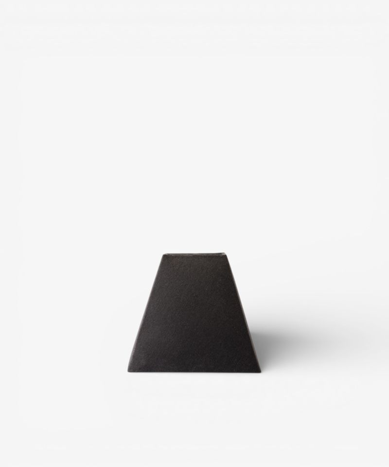 Square Linen Shade Black 25cm