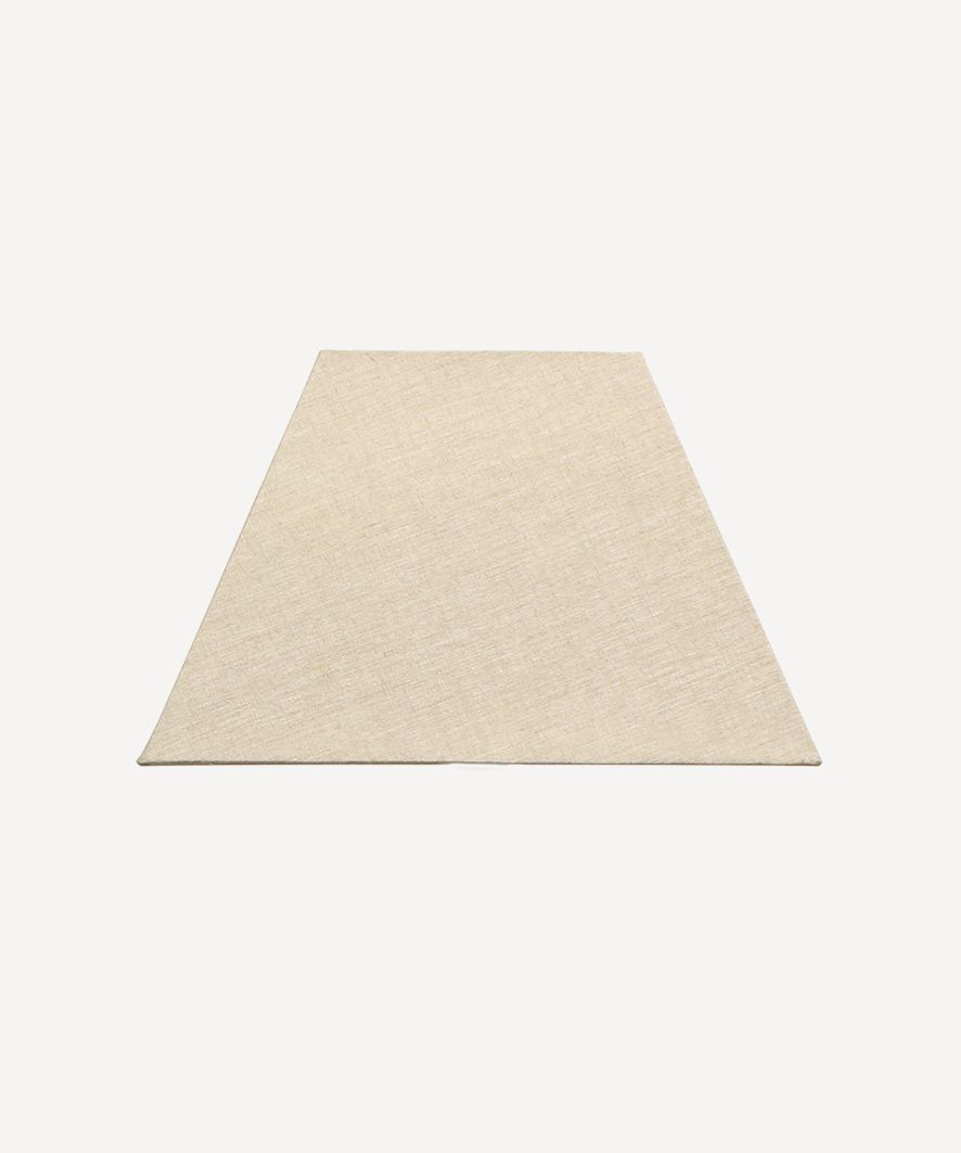 Rectangle Shade Linen Natural 41x28cm