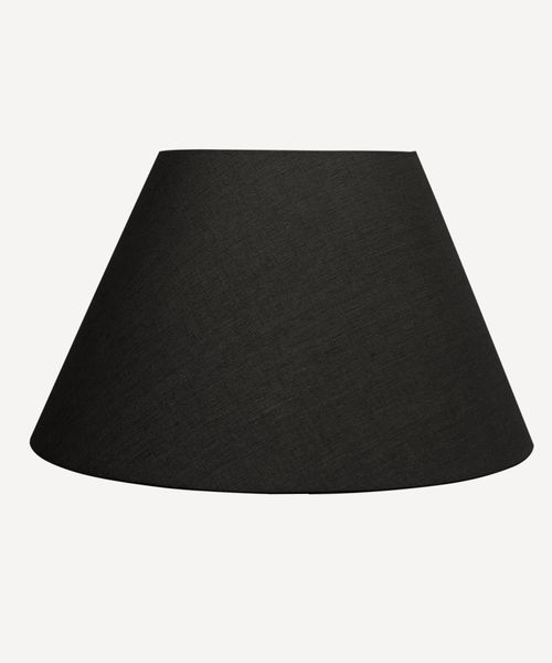 Empire Linen Shade Black 50cm