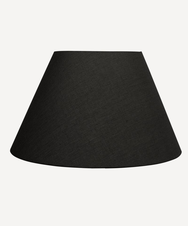 Empire Linen Shade Black 50cm