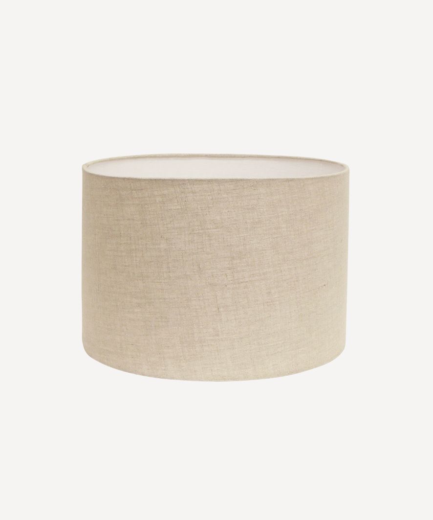 Drum Linen Shade Natural 28cm