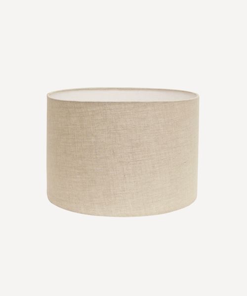 Drum Linen Shade Natural 28cm