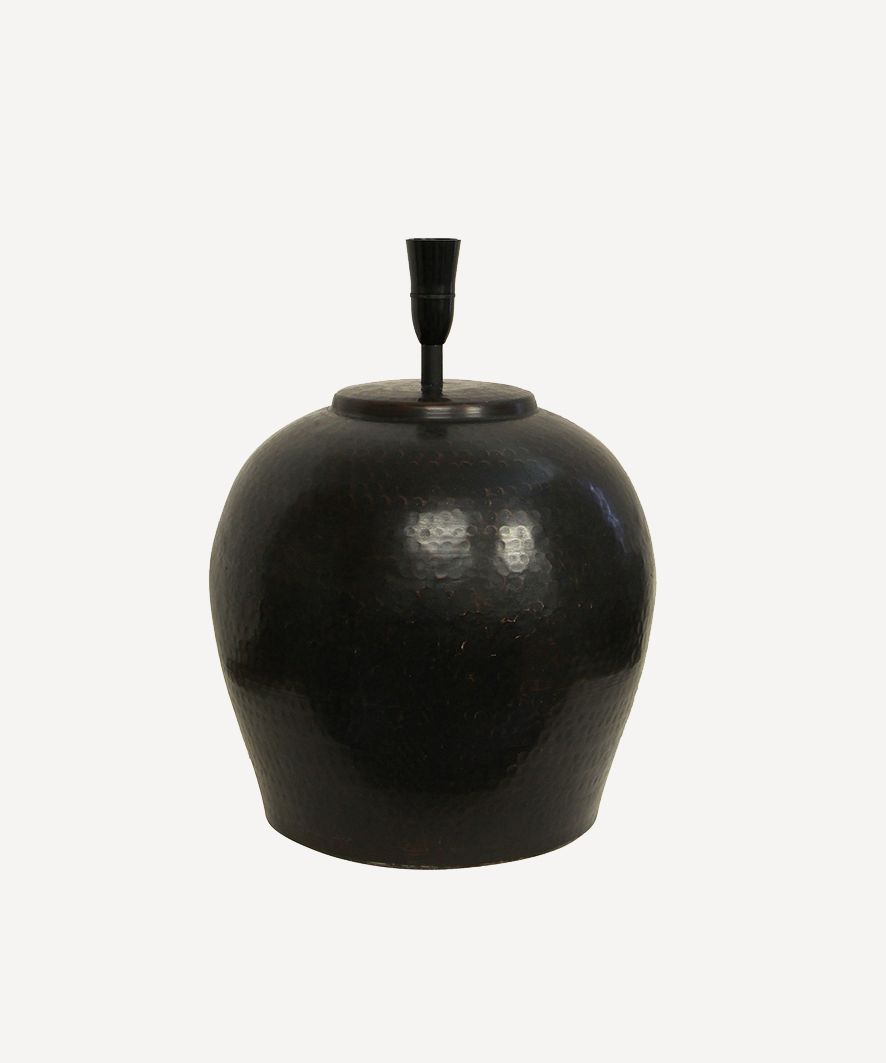 Hammered Antique Brown Lampbase