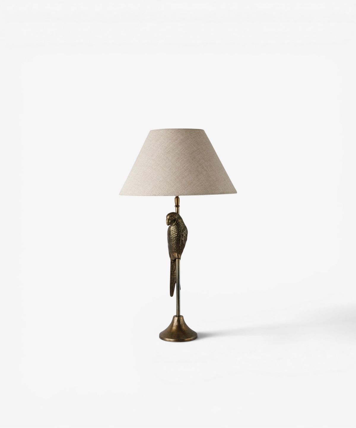 Parrot Antique Gold Lampbase