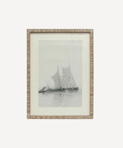 Sail Boat and Dingy Print