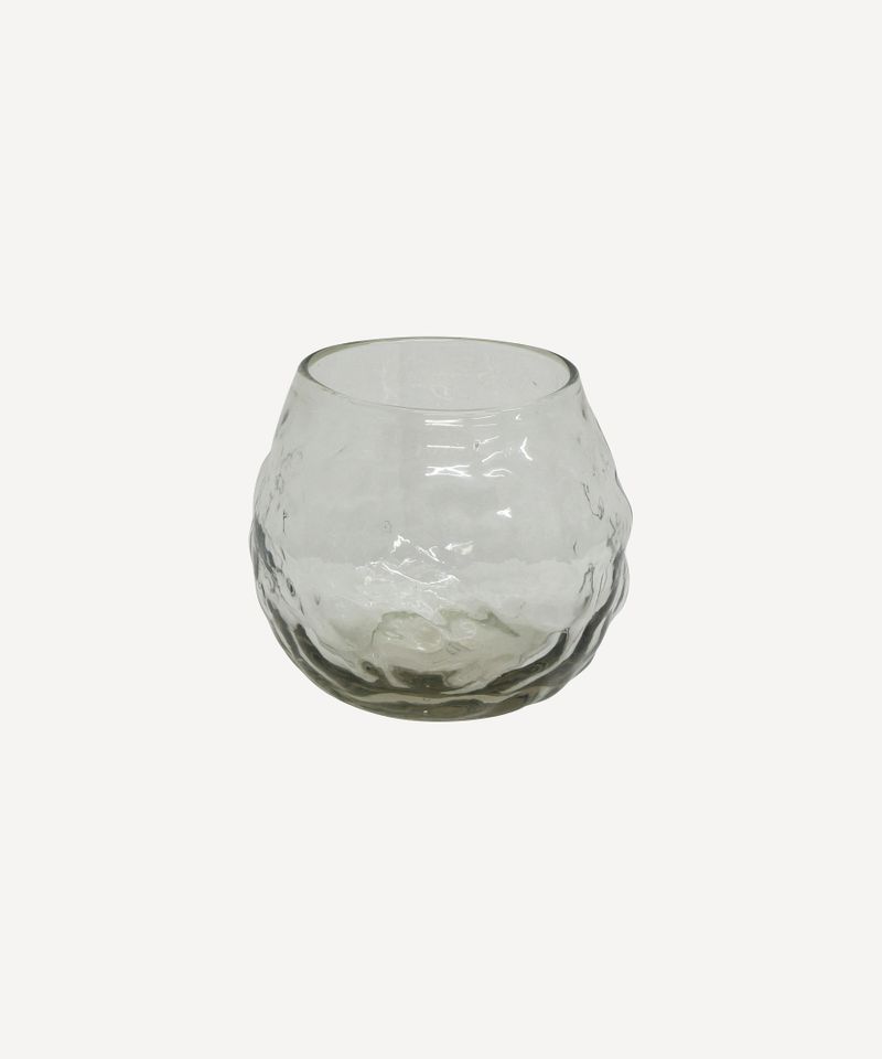 Dappled Clear Bowl Vase