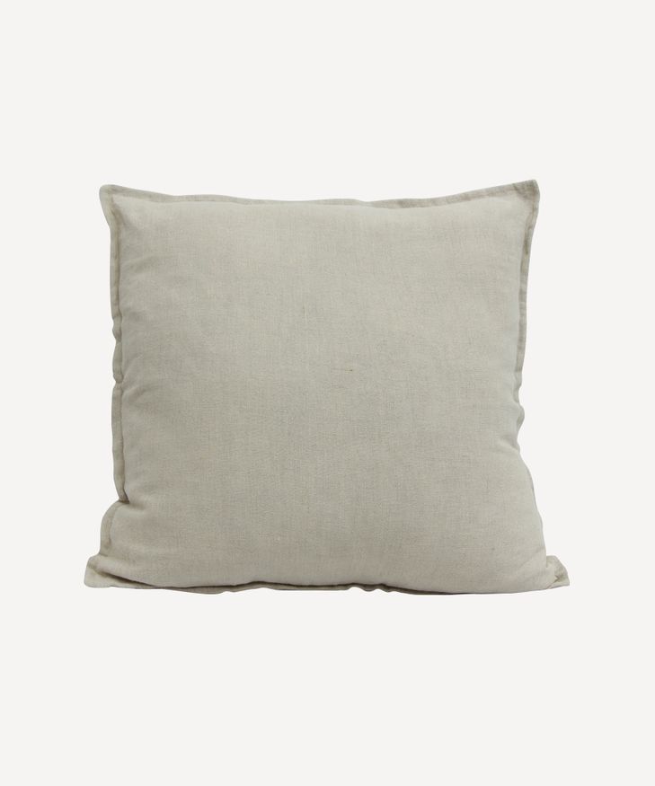 Beige Linen Cushion Cover