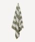 Striped Tablecloth Olive Large