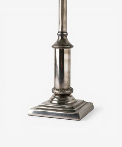 Hendrick Lamp Base Antique Silver