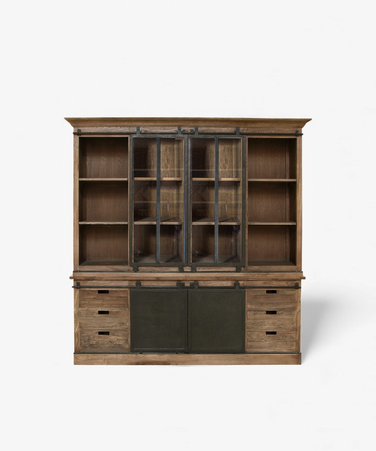 Sliding Door Double Cabinet