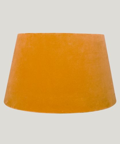 Velvet Drum Shade Mustard