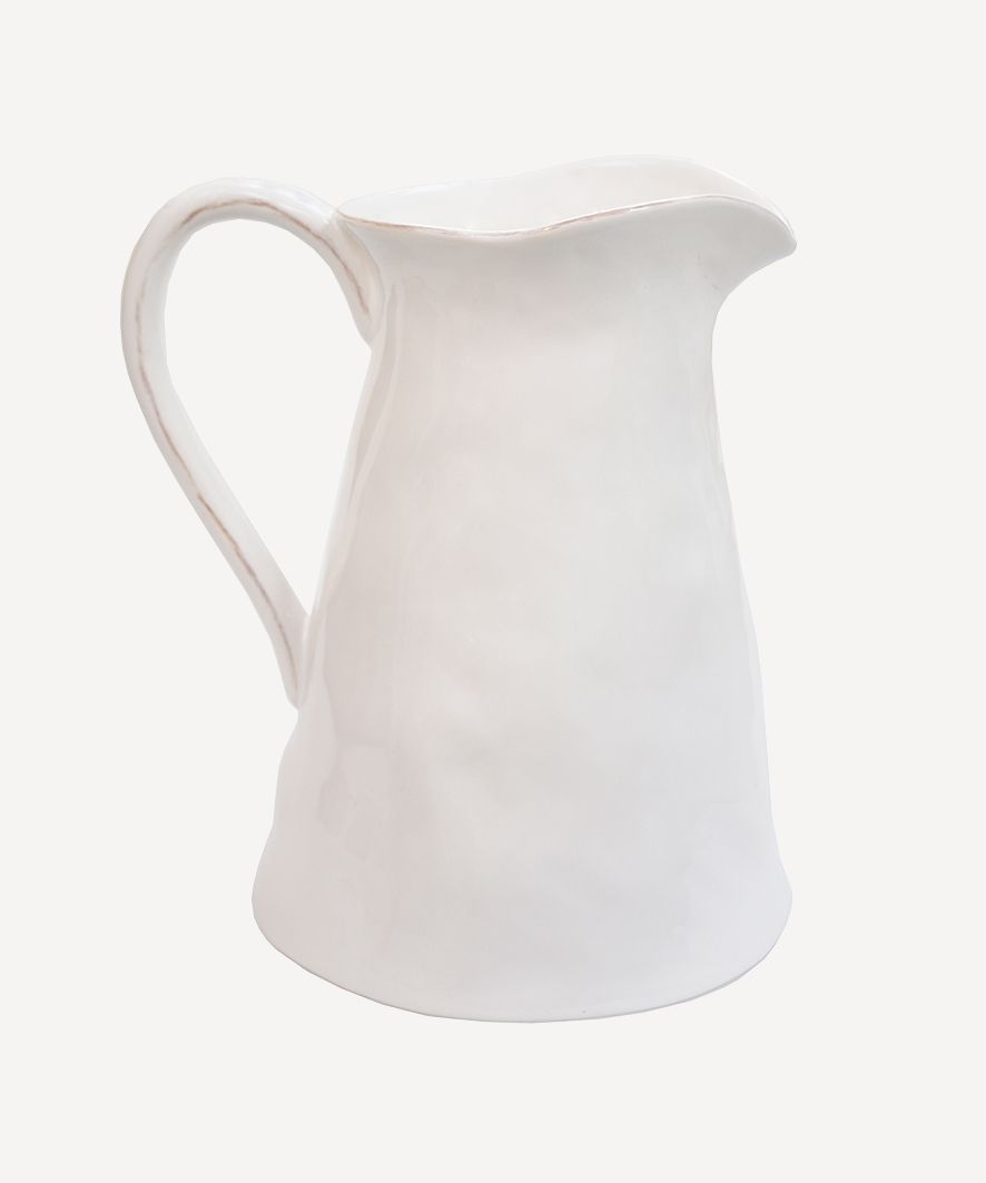 Primitif Large White Pitcher