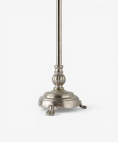 Clara Lamp Base Antique Silver