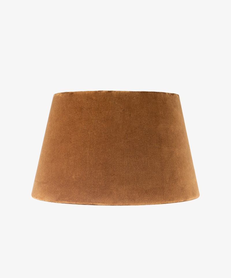 Tapered Drum Velvet Shade Gold 40cm